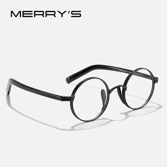 MERRYS DESIGN-gafas deportivas para hombre, montura de aluminio con patas  de silicona, gafas graduadas para miopía, S2101 - AliExpress