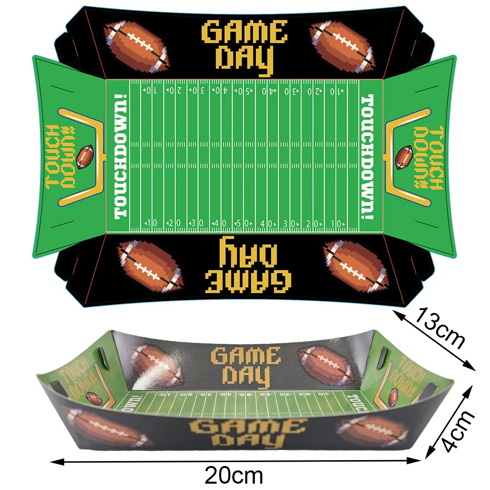 Vibrant Disposable Paper Food Trays