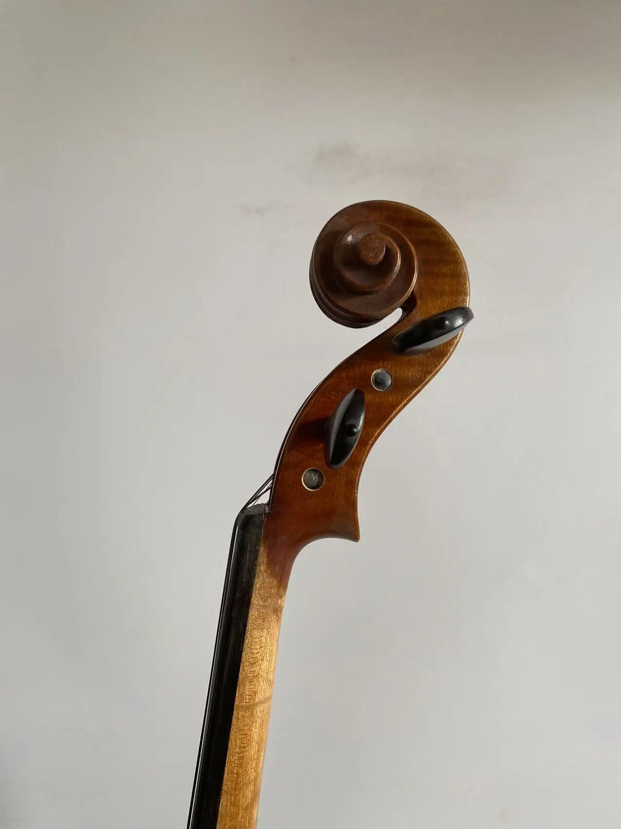 New 4/4 Violin Guarneri model Solid flamed maple back spruce top hand made no.3520