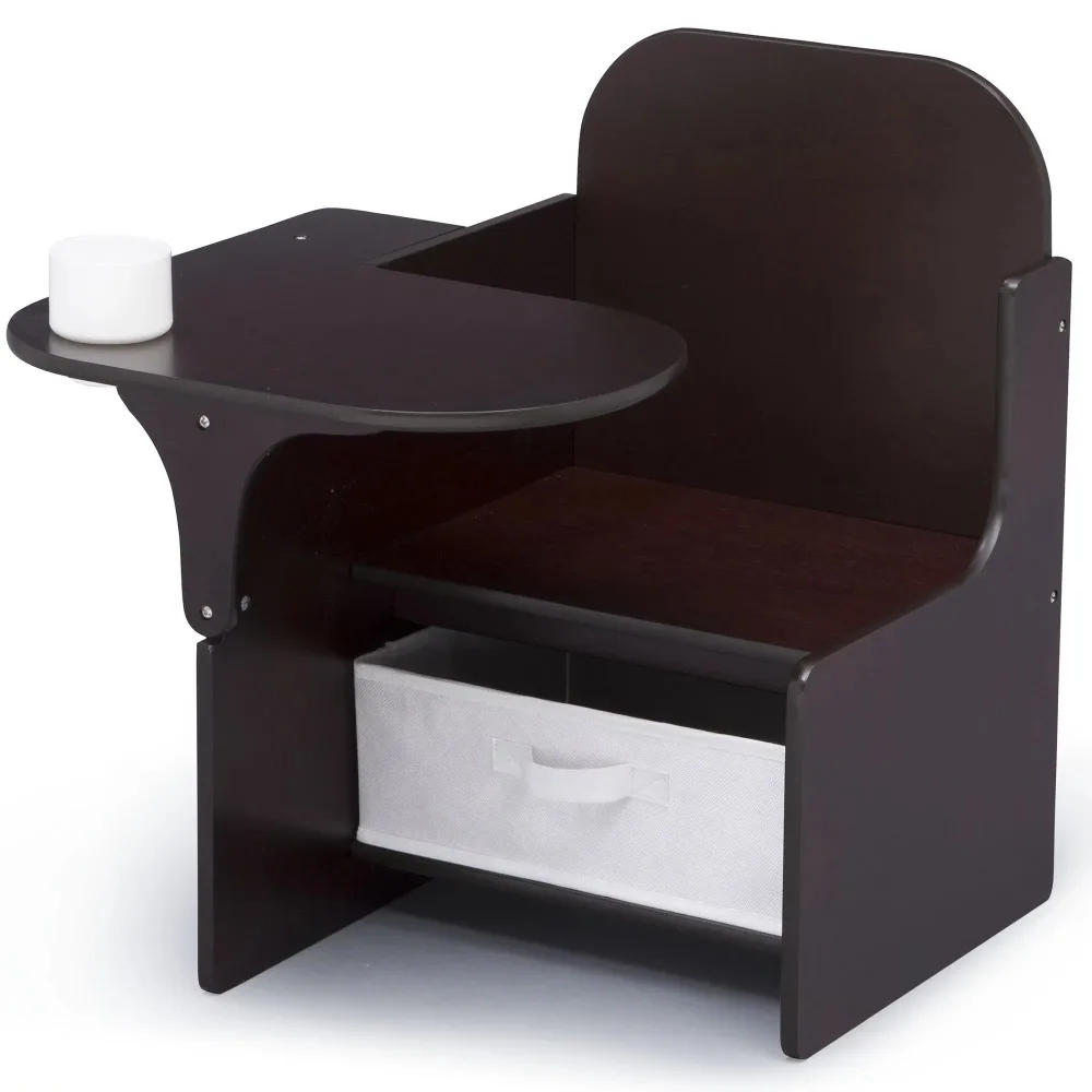 

Children Classic Chair Desk with Storage Bin Toddler Furniture Durable
