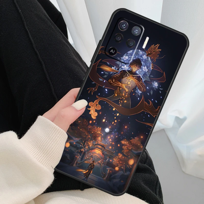 Фото Чехол для OPPO A54 A74 A94 A83 A91 A93 A5 A9 A31 A53 2020 A15 A52 A72 Find X5 X3 Pro №5