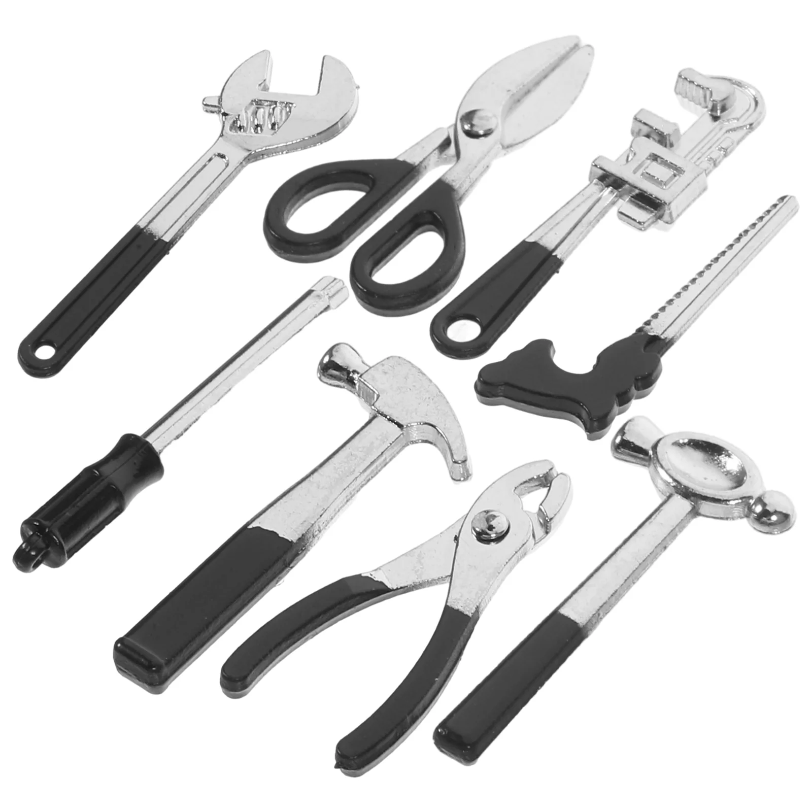 

8Pcs Mini Tools Model Funny Toys Simulated Miniature Tools for Mini House Decor