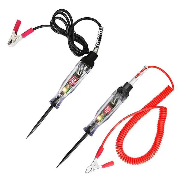 

3-48 V DC Car Truck Voltage Circuit Long Probe Pen Light Tester Digital Display Bulb Automobile Diagnostic Tools Auto Repair