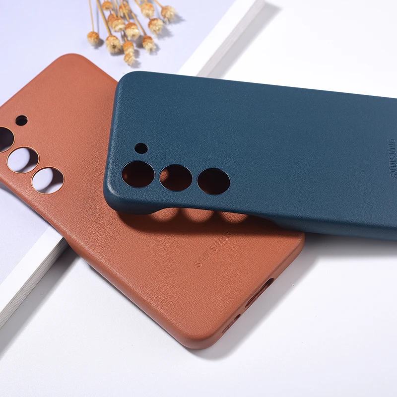 Elegant Leather Phone Case - Full Protective Shockproof Back Cover with Box
