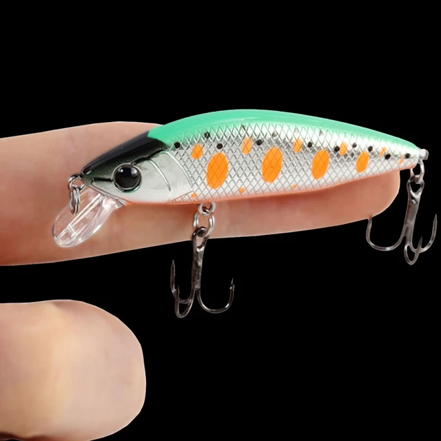 WALK FISH 1Pcs 50mm/4.8g Sinking Minnow Fishing Lure Plastic Wobblers  Artificial Hard Bait Crankbait Carp Trout Pesca Swimbait - AliExpress