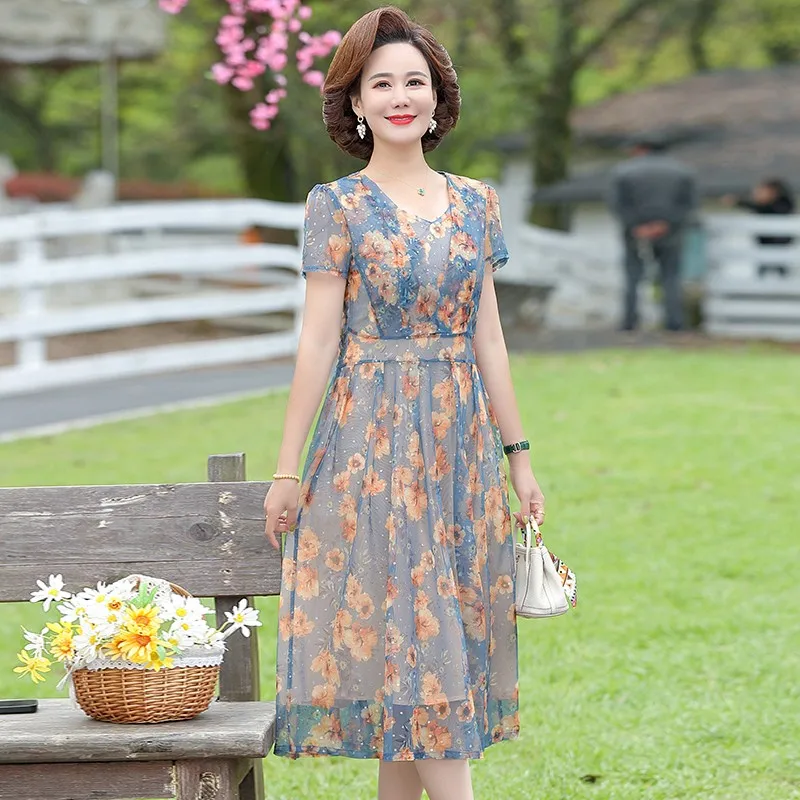 Vestidos Estampados Aliexpress Vestidos Mujer Media Pierna