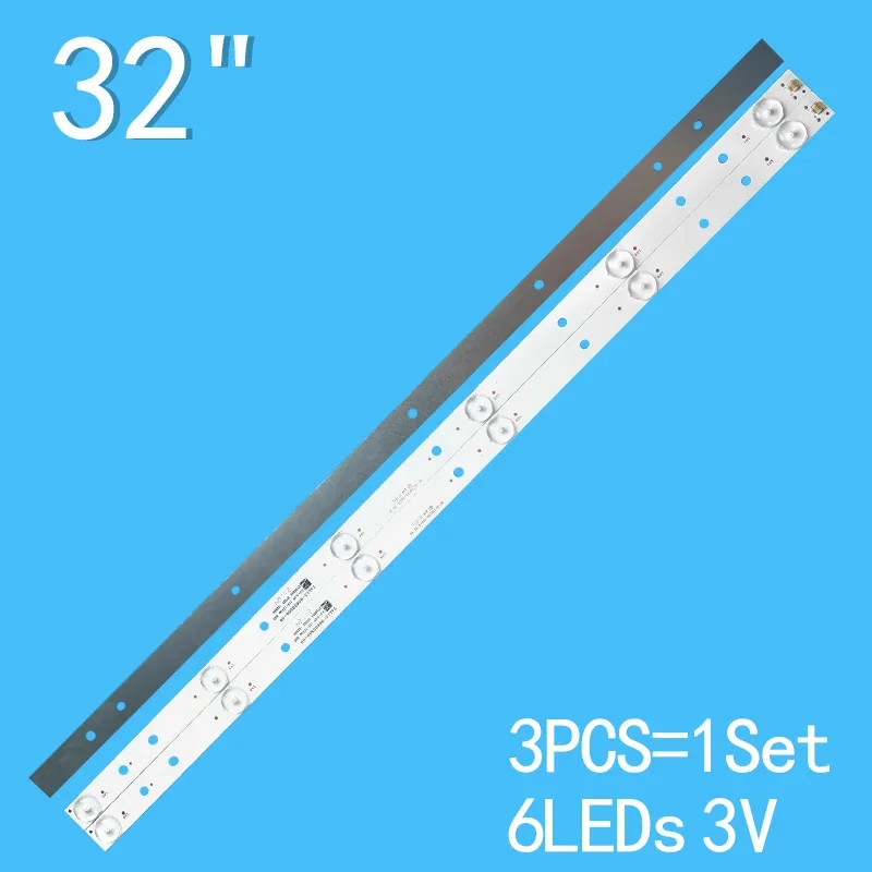 LED backlight strip for Skyworth 32E361S RF-AZ320E30-0601S-02 A0 YAL13-00630300-00 6led 32D5-X5 2pcs set led backlight strip 32k5c rf az320e30 0701s 10 a1 jl d32071330 001cs m sdl320hy bd0 312 skyworth 32x6 ptv32e20dsgwa