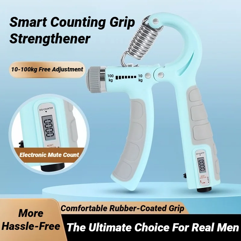 근력 강화를 위한 카운터 손목 전완근 운동기구 10-100Kg 조절 가능한 핸드 그립 강화 트레이너