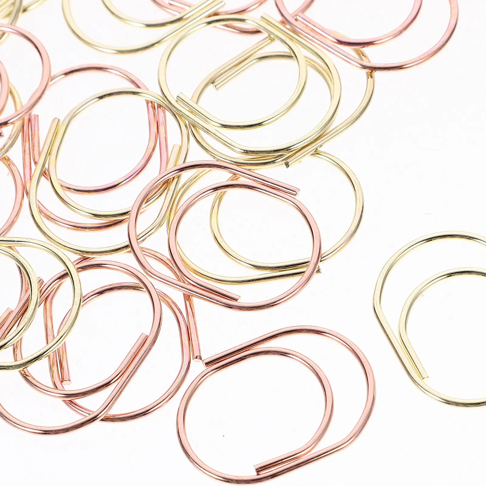 24Pcs 장 금속 종이 클립 창의적인 모양의 미니 저널 클립 DIY 스크랩북킹 사무실 연구용 작은 종이 클립