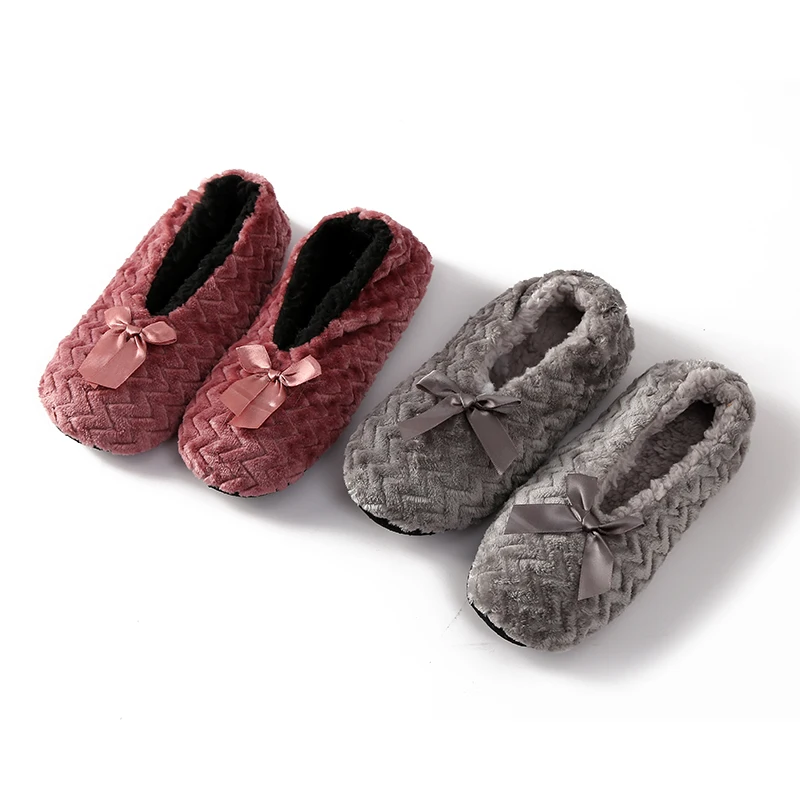 Slippers Women Bedroom Slippers Women House Slippers Bowknot Furry Winter  Warm Slippers HSMQHJWE Wave Point Womens Slippers Size 8 - Walmart.com