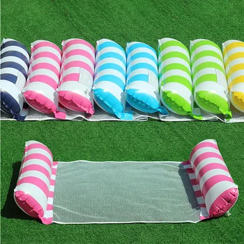 Pool Hammock Floats, 1Pack 4-in-1 Inflatable Water Hammocks Floaties (Saddle, Lounge Chair, Hammock, Drifter), , Pool Float Loun 1