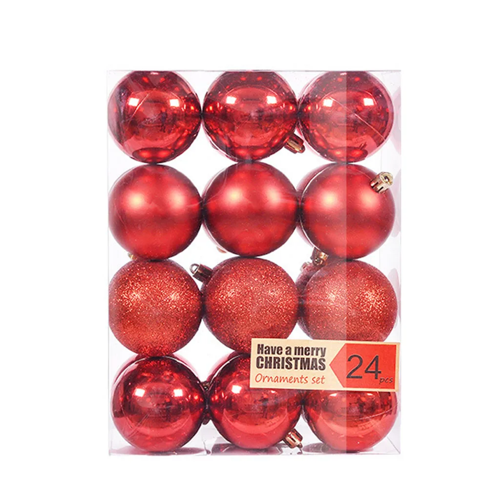 

Xmas Decoration Christmas Tree Balls Add Fun Baubles Durable Electroplated Exquisite Hanging Pendant Lasting Use