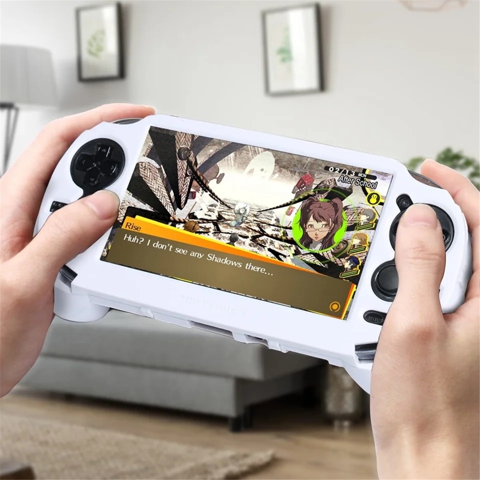 L2 R2 Trigger Grip Case For Sony PS Vita 1000 - White Protective Shell With Better Control