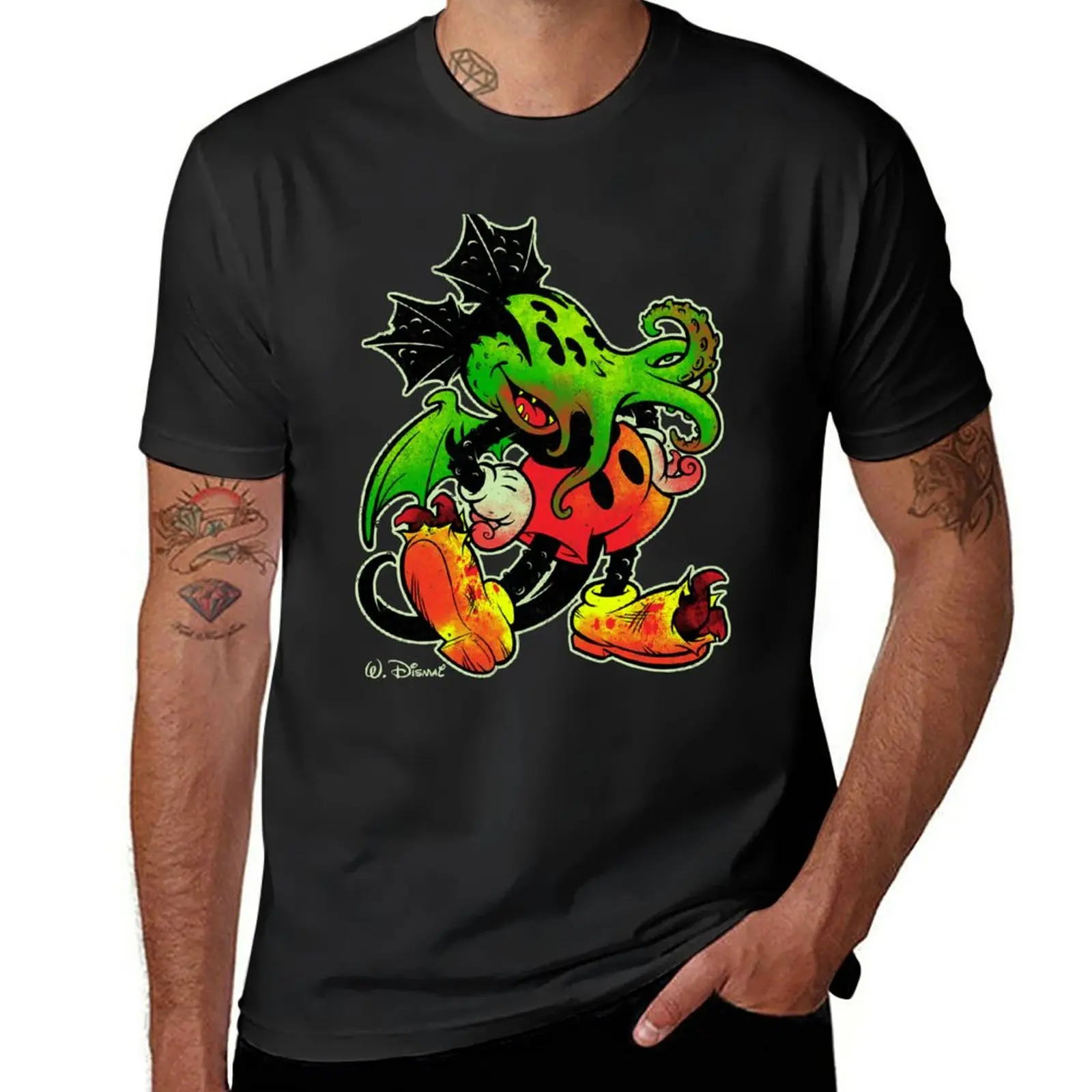 

New MICKHULHU MOUSE (color) T-Shirt shirts graphic tees Short t-shirt aesthetic clothes T-shirt men