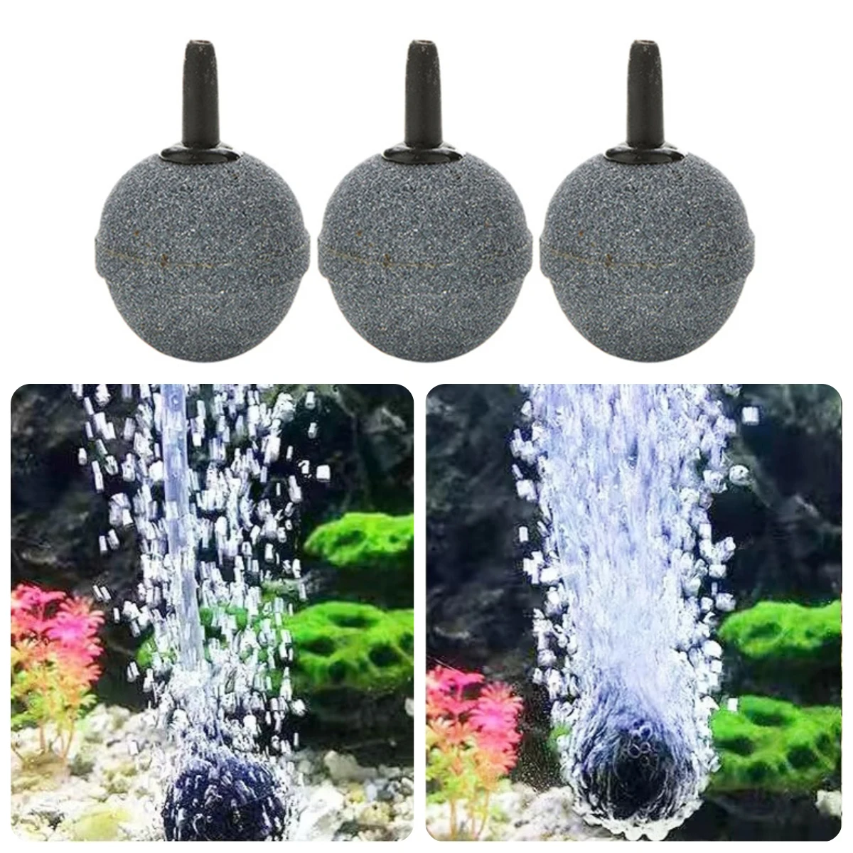 Diameter 20/25/30mm Ball Type Aquarium Air Pump Bubble Stone Fish Tank Pump Hydroponic Oxygen Plate Air Stones 10Pcs