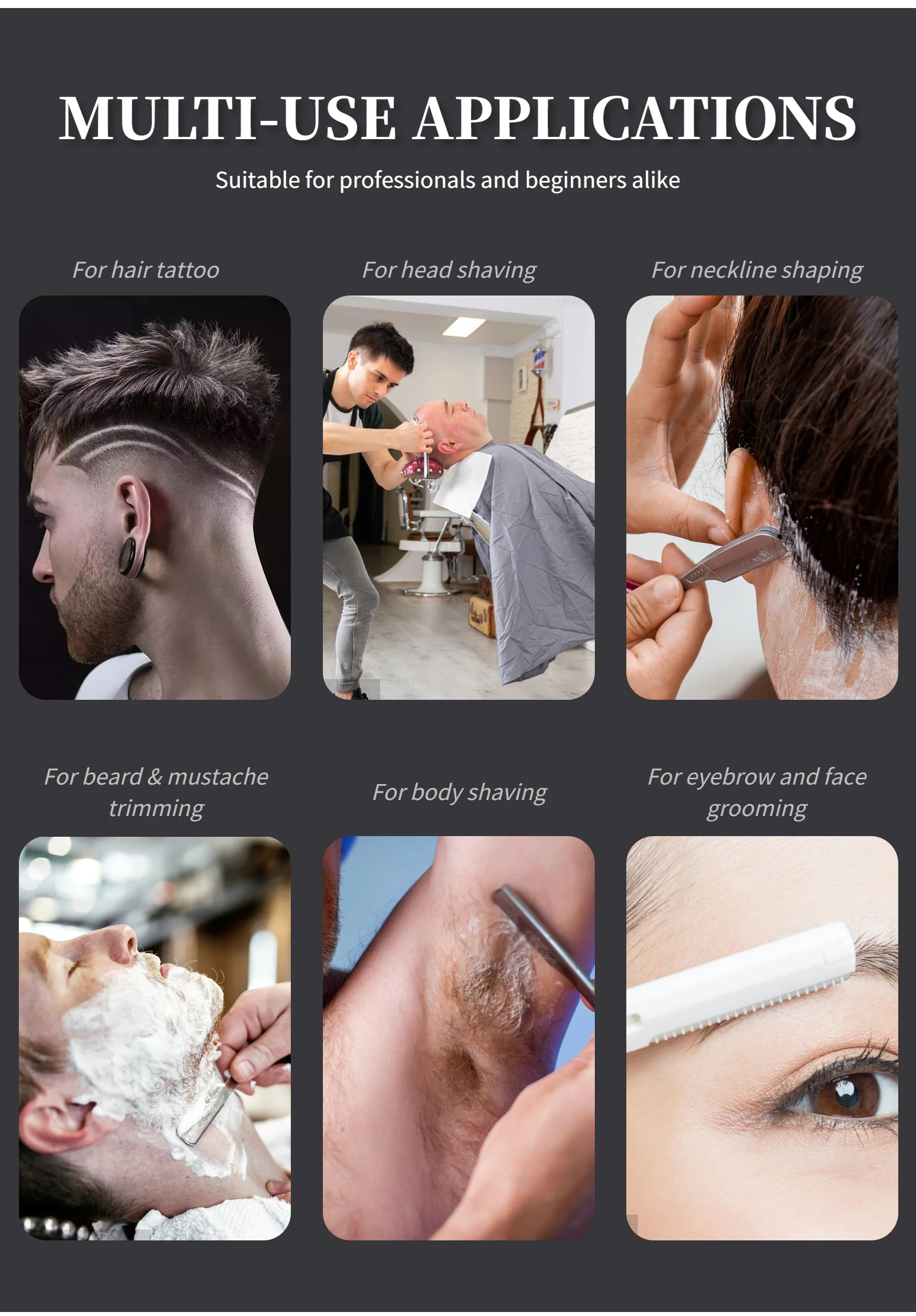 15 teile/schachtel Männer Rasieren Rasierklingen Professionelle Barber Edelstahl Ersatz Einseitig Rasierer Mesh Sicherheit Rasiermesser Messer – Detail 11