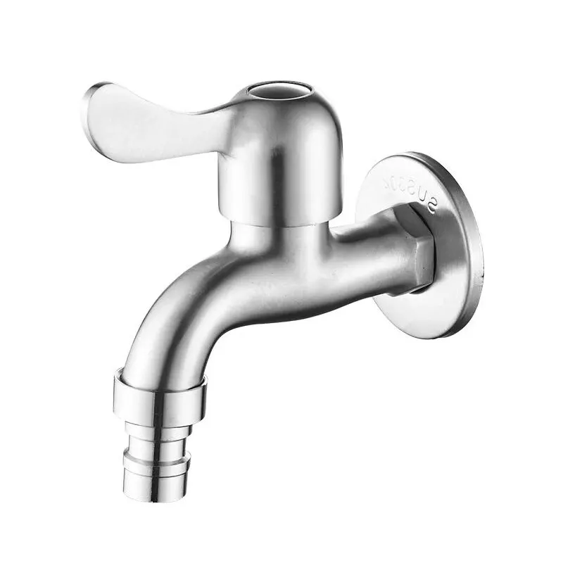 Washing Machine Faucet Water Tap Faucet Special Thickened Explosion-proof Household Single Cooling Quick Opening Faucet Stainless Steel Washing Machine Faucet