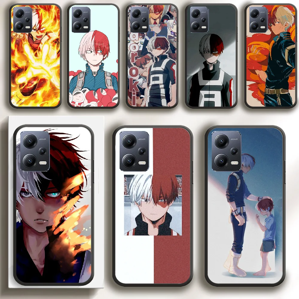Tpistolet Oki Shpain Foreanime Juste De Téléphone Pour Xiaomi Redmi Note 8, 9, 10, 11, 12, 13 Pro Plus, Tpu Souple Noir