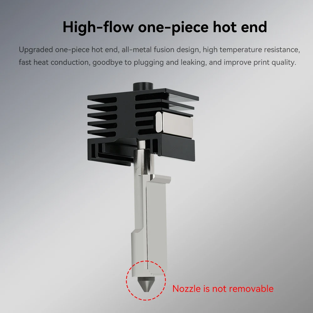 Produktbild von 2er-Pack Hotend Für Bambu H2D – 0,4 Mm Gehärteter Stahl, Inkl. Silikonmanschetten, Für H2D, A1 & A1 Mini