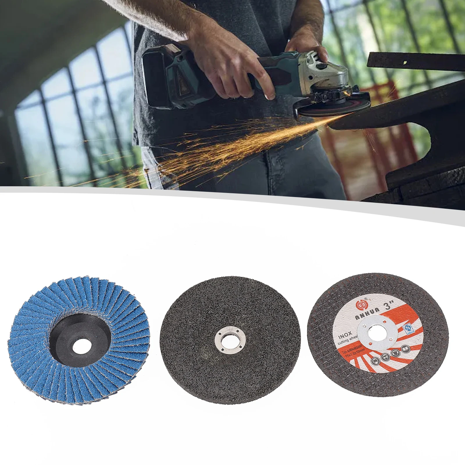 

Durable High Quality Practical Useful Cutting Disc Grinding Wheel 3 Inch 3pcs For Ceramic Tile Wood Polishing Disc
