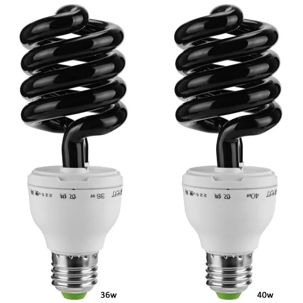 Watt Spiral Energy Saving Lamp Fish Pond Orchard Black Light Insect Light Widely Used In Agriculture For Traps