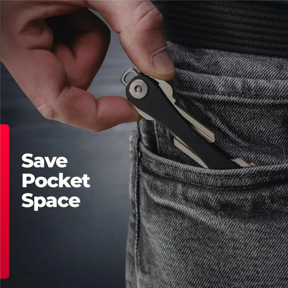 Compact Key Storage Organizer - Durable, Scratch-Free, and Tidy Solution