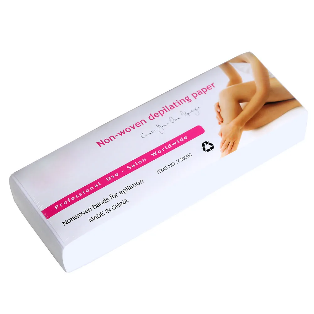 80pcs Remove Paper Epilator Disposable Epilator Wax Strip Pain Free Papers Beauty Tool Smooth Surface for Leg Arm Body Face 5