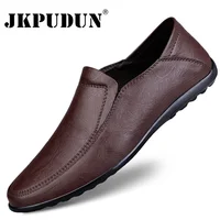 New Fashion Men Shoes Casual Breathable Office Loafers Shoes Men Designer Slip On Boat Shoes Men Italian Moccasins Plus Size 46