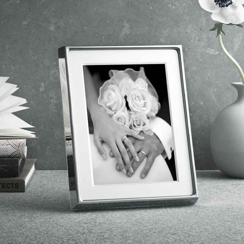 

Magnetic Photo Frame Square Nordic Personalized Gift Small Picture Frame Stand Luxury Espelho Decorativo Home Decor GPF30XP