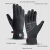 Thicken Winter Gloves Neoprene Waterproof Fleece Warm Cold Weather Gloves Touchscreen Thermal Gloves for Bike Cycling Running 2