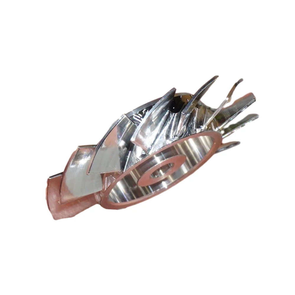 5Pcs 27mm Diameter Aluminum Iimpeller CNC Machining High Precision Impeller 100000 RPM High Speed Fan Motor Blade Impeller