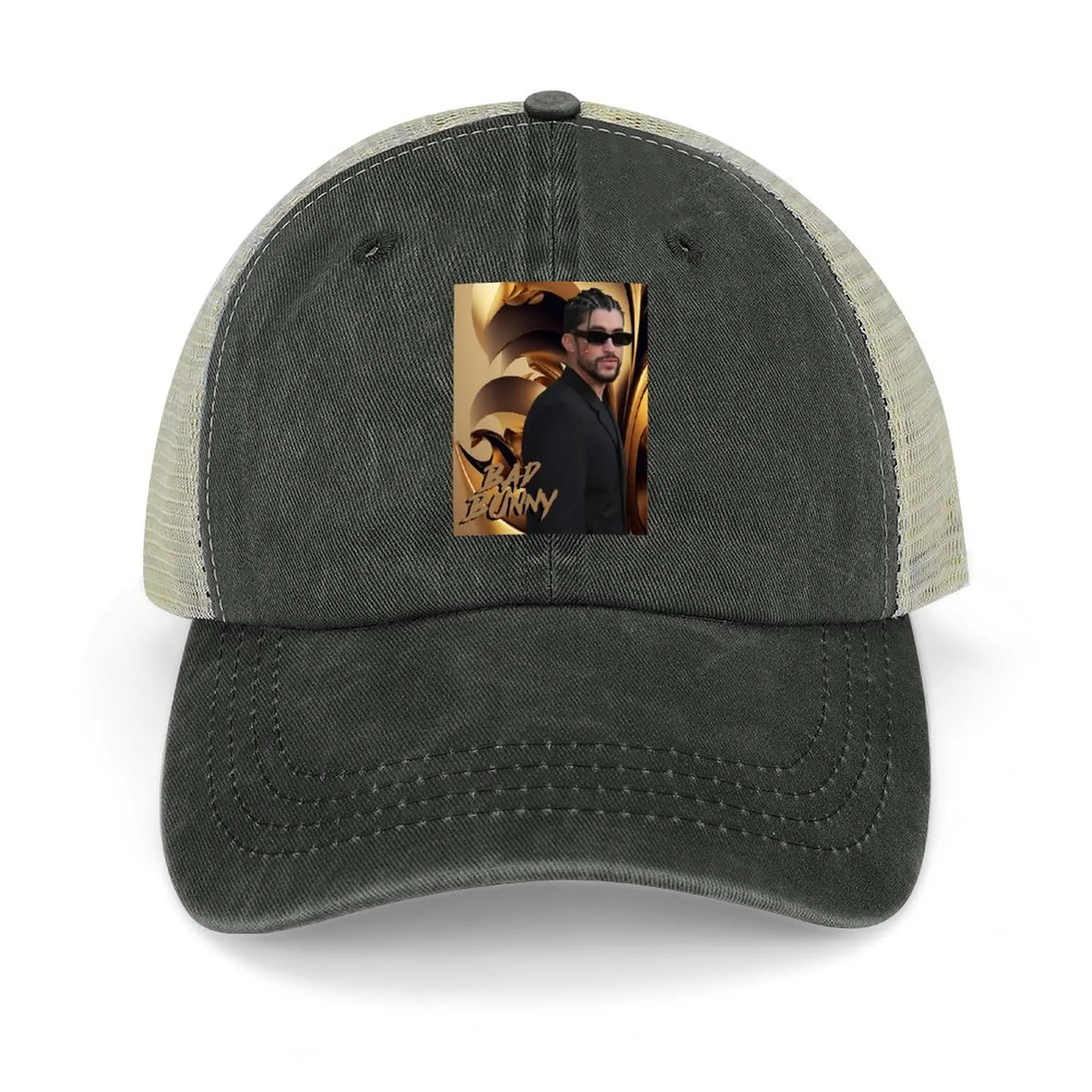 

Bad Bunny Cowboy Hat tea Hat Hat Baseball Cap Fluffy For Men Women's