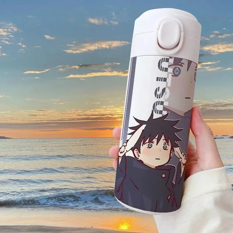 Gojo Satoru Jujutsu Kaisen Thermos Bottle – Anime Stainless Steel Water Cup