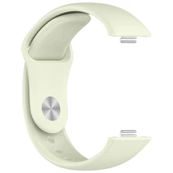 Silicone Sport Replacement Strap - Adjustable Smartwatch Bracelet - Huawei Fit 4 (Official Light Green)