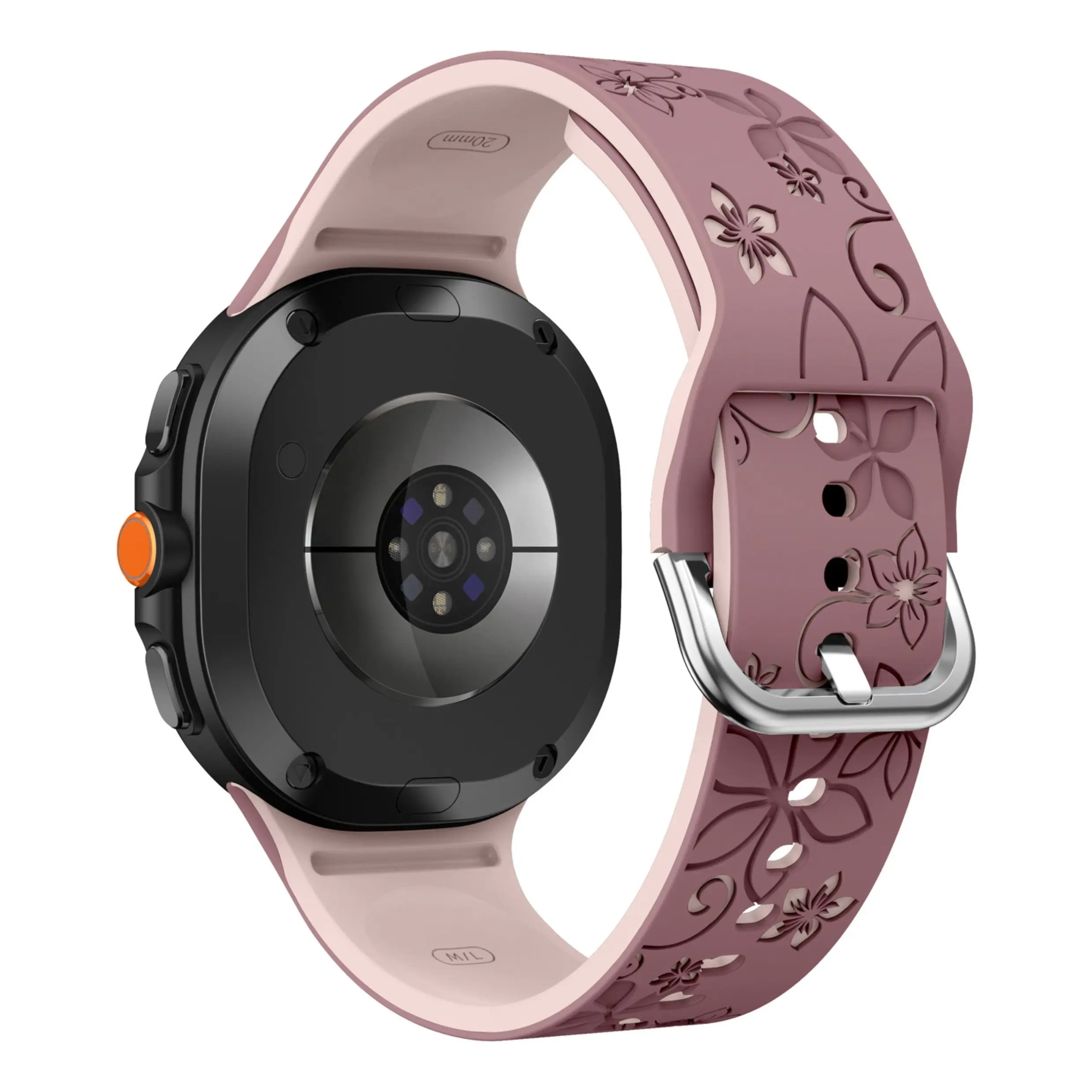 Engraved Silicone Band for Galaxy Watch - No Gaps Strap
