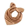 50x50cm Women Solid Square Scarf Single Performance Boy Girl Small Simulation Silk Scarves Flight Attendant Party Gift 2