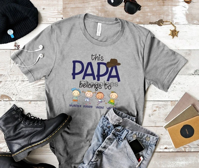 Этот папа относится к индивидуальной рубашке подарок папе дедушке на День отца