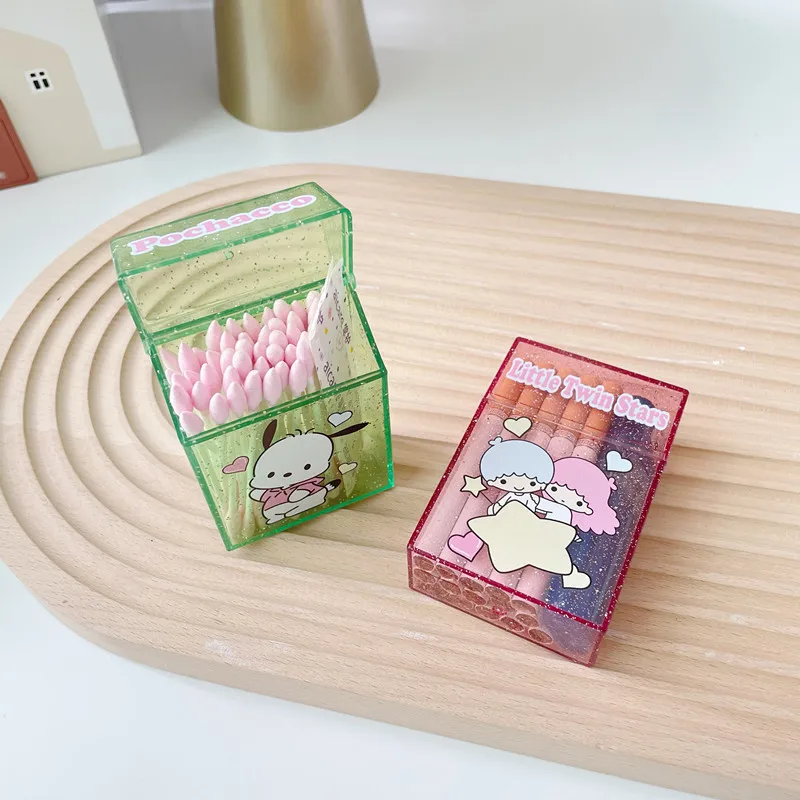 Sanrio Kuromi Hello Kitty My Melody New Product Cute Cotton Swab