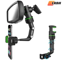Rearview Mirror Phone Holder 360° Rotatable and Retractable Car Phone Mount Multifunctional Rear View Mirror Holder for All Car 1