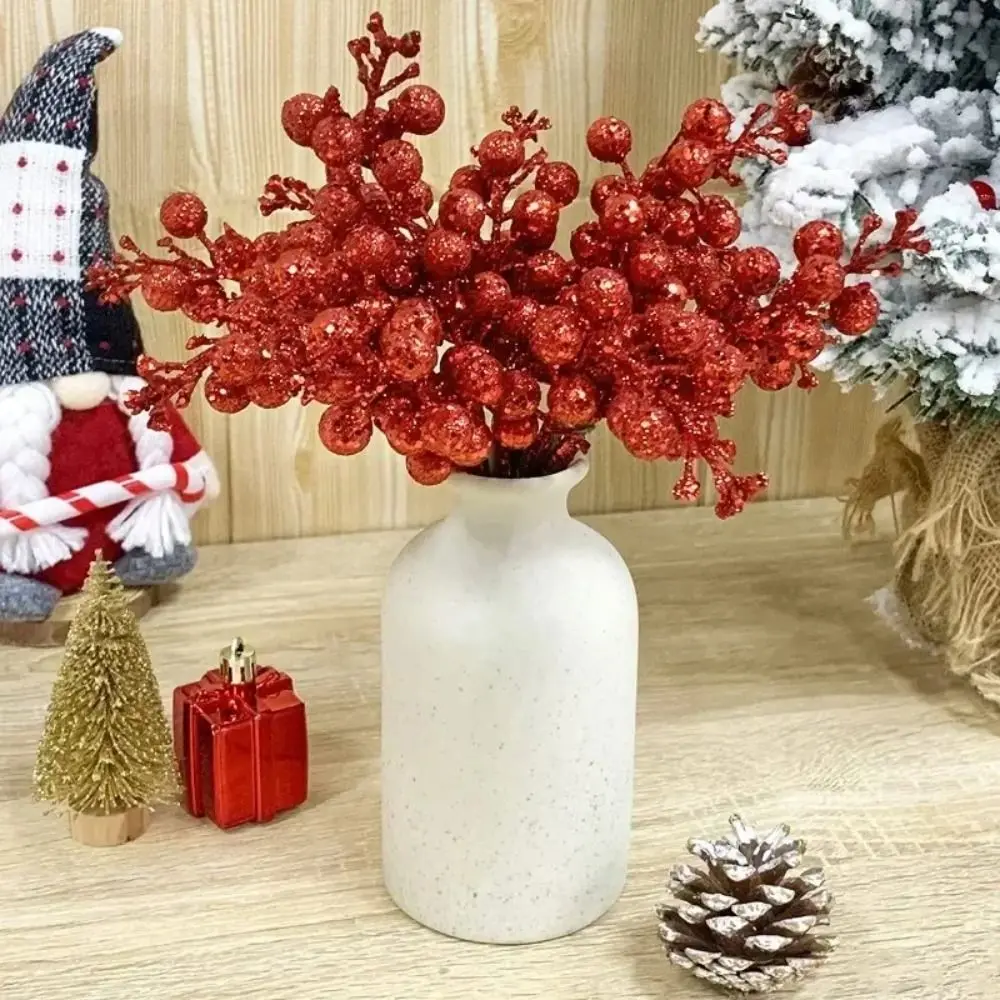 Gold Artificial Flowers DIY Garland Branches Christmas Decorations