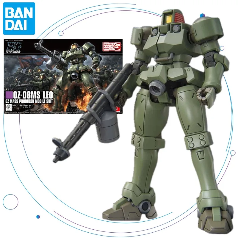 

BANDAI HGAC 1/144 Shin Kidou Senki Gundam Wing OZ-06MS Leo Сборная модель наборы модели Аниме экшн-фигурки детский подарок