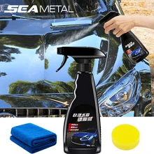 SEAMETAL-자동차 세라믹 코팅 스프레이, 550ml, 퀵 나노 코팅 왁스, 자동차 페인트 케어, 크리스탈 도금 에이전트, 차량 청소 액세서리