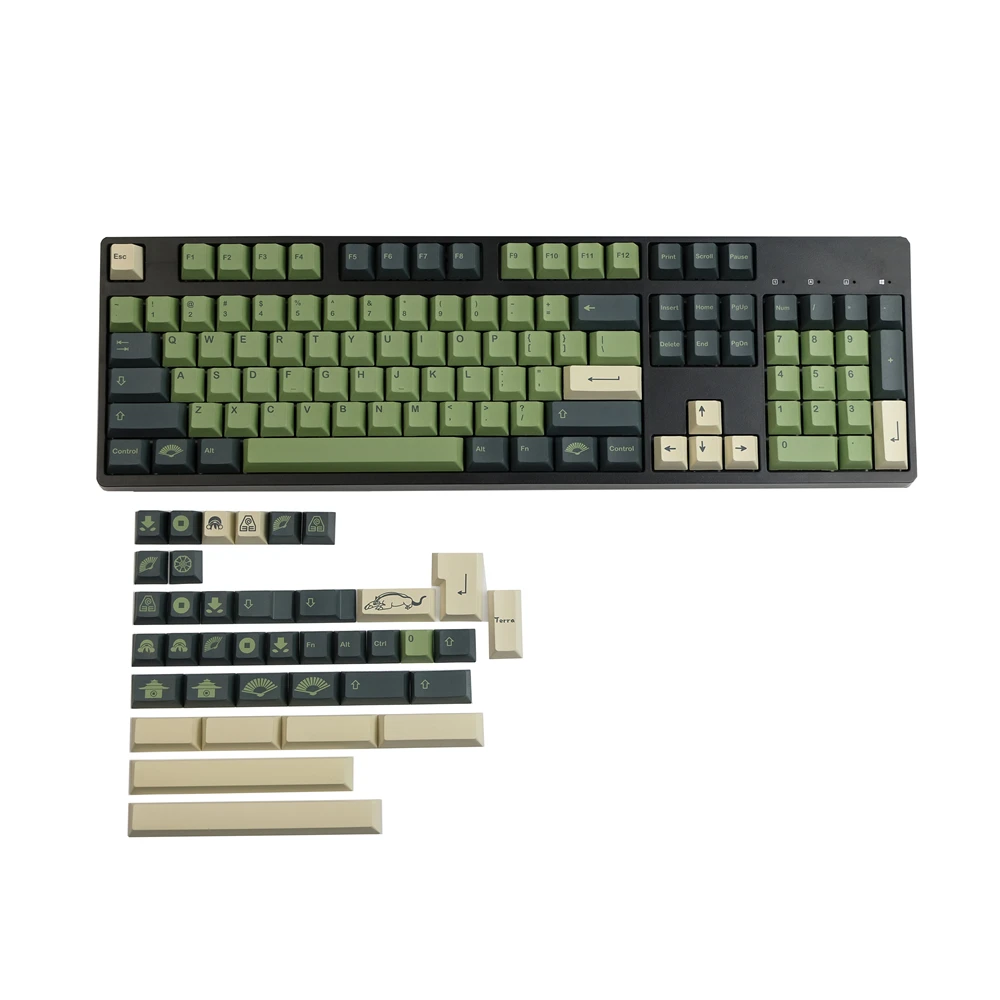 Gmk Terra Teclado Keycaps Pbt Dye-sublimação Gaming Teclado Mecânico Cherry Keycap para mx Gateron Cereja Kailh Switche - Imagem 3