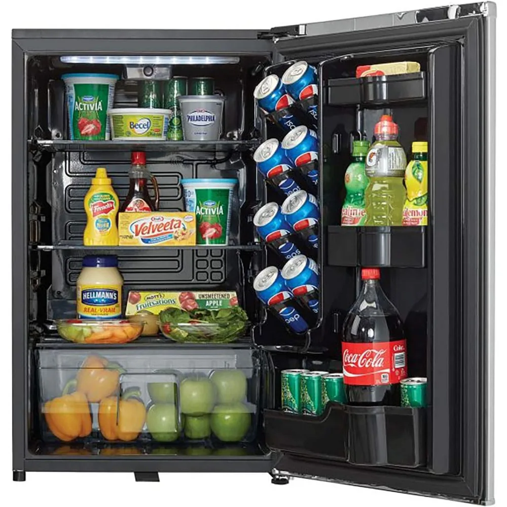 DAR044A6DDB Contemporary Classic 4.4 Cu.Ft. Mini Fridge, Compact Refrigerator for Bedroom, Living Room, Bar, Dorm