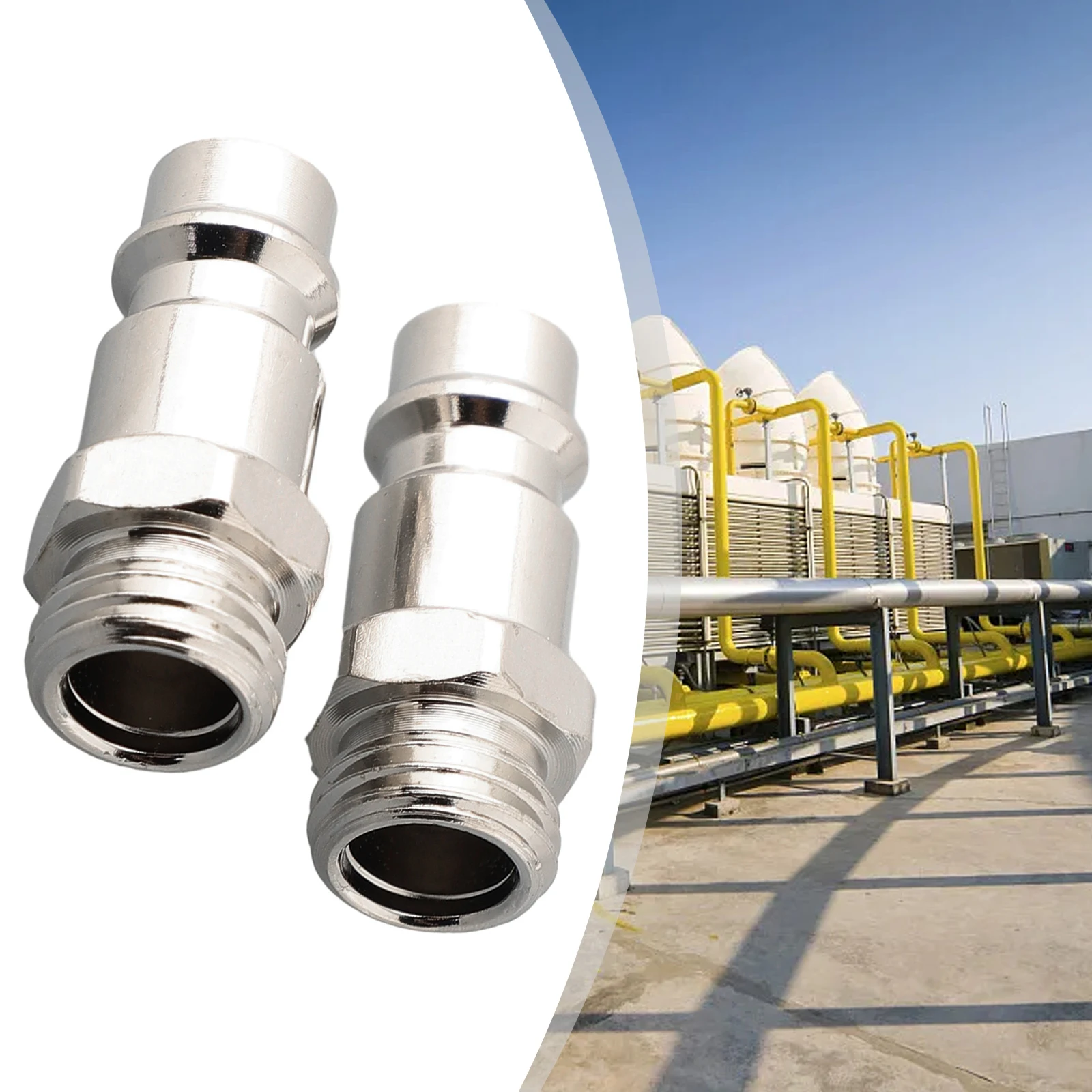Tool Part Euro Fittings Quick Release Euro Male Euro Compressed Coupler Quick Release Air Line Part 2pcs Air Compressor