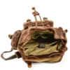 The New Genuine Leather Men Backpack  Outdoor Casual School Bag Large Capacity Backpack Genuine Leather Mountaineering Bag 4