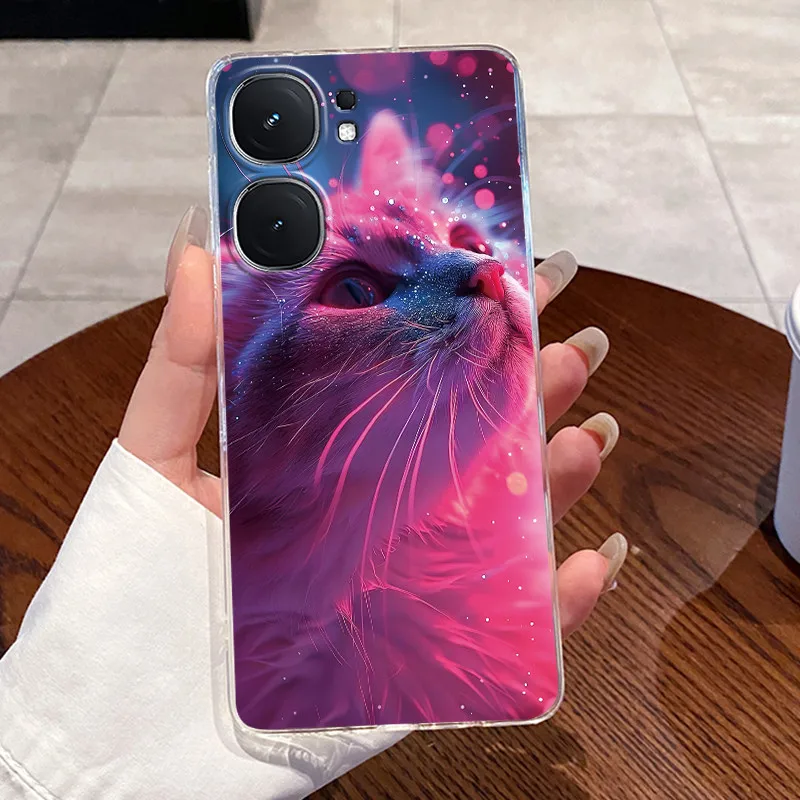 Clear Silicone Soft TPU Back Cover for Vivo IQOO Neo9 Series