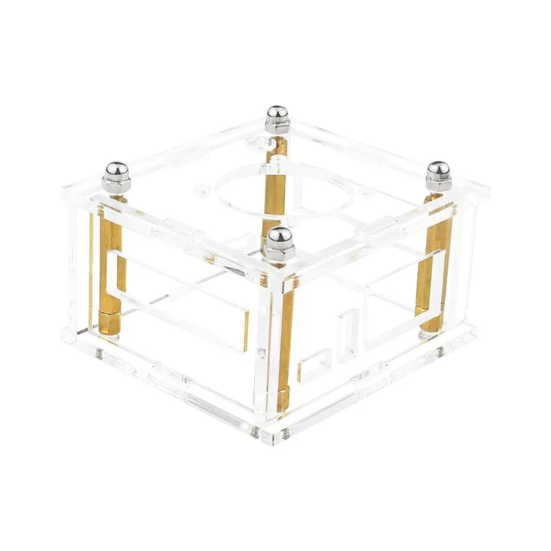 Orange Pi Case Chipset Cooler Orange Pi Zero 3 Acrylic Case Optional Cooling Fan Heatsink Active Passive Cooler Transparent Shell for Orange Pi Zero 3