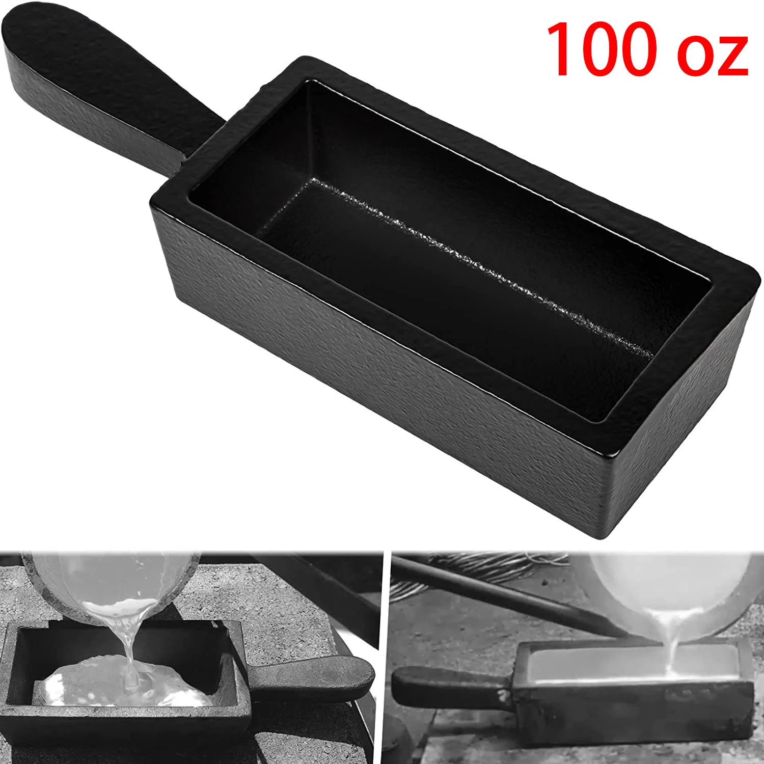 Moule à Lingot 199ml Pour Fonte Argent Et Or - Outil De Moulage Ferraille