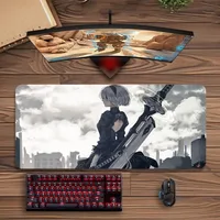 NieR Automata Mousepads Monster Large Mouse Mat Big Desk Pad Non Slip Rubber Mouse Pad Big Keyboard Mats Mouse Pad 2